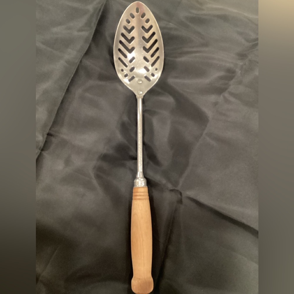 VTG ECKO all stainless Slotted spoon 13” 1970s kitchen tools